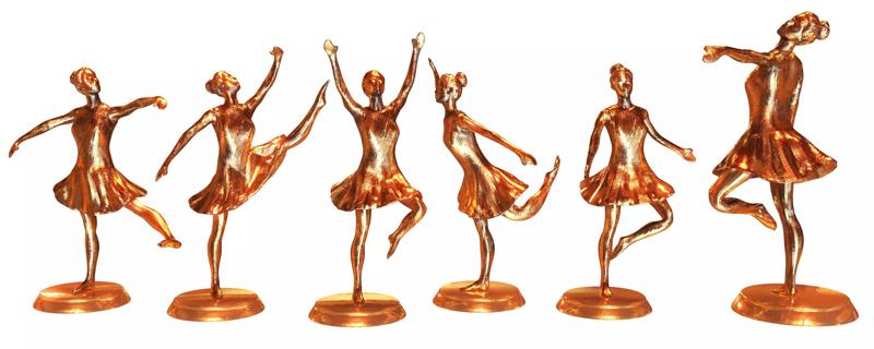 Dance decorative sculpture