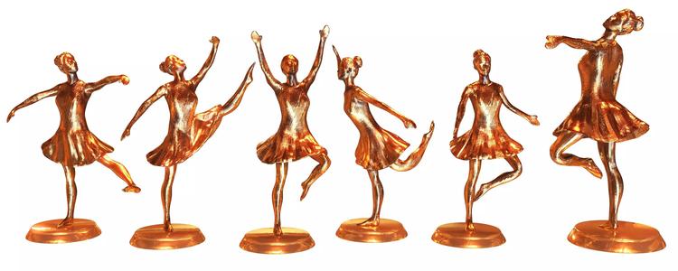 Dance decorative sculpture