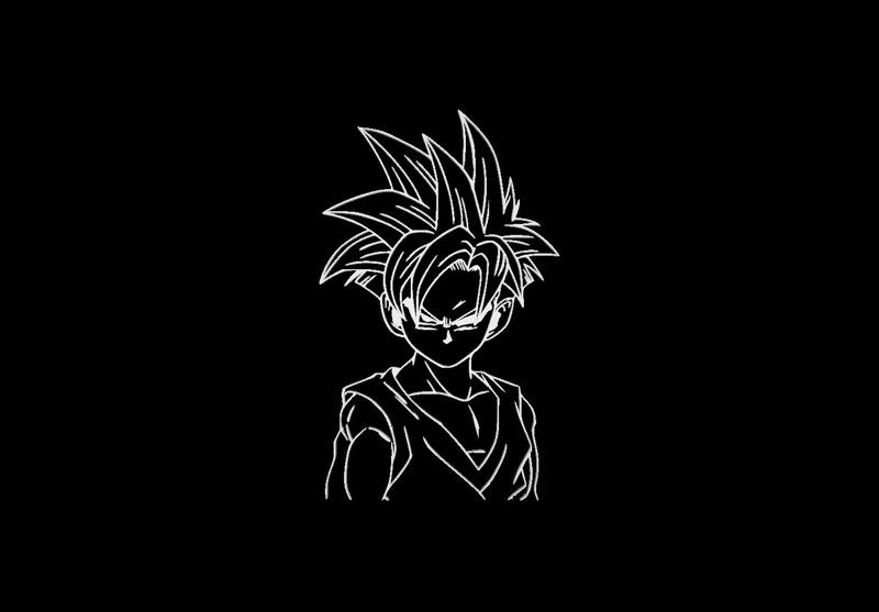Teen Gohan wall art