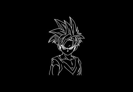 Teen Gohan wall art