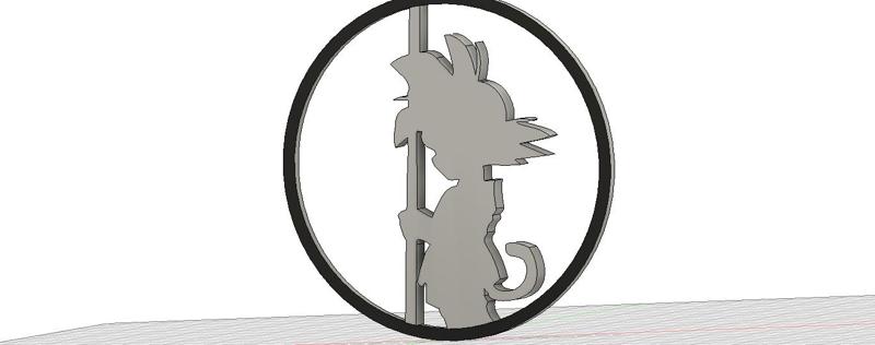 goku decorative medal