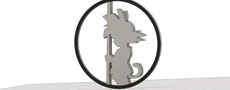 goku decorative medal