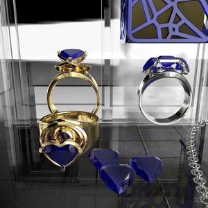 Pappus Curve Heart Ring