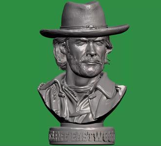 Clint Eastwood Bust