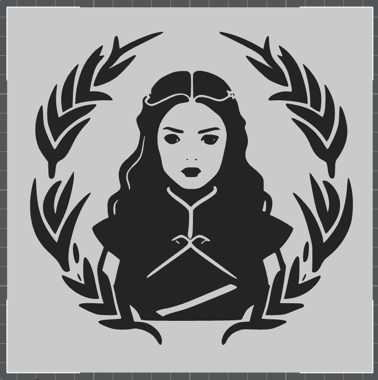 art wall/picture on the wall  Game Thrones Osha Wildling