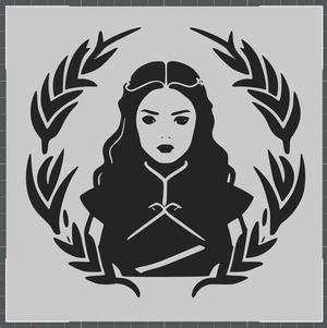art wall/picture on the wall  Game Thrones Osha Wildling