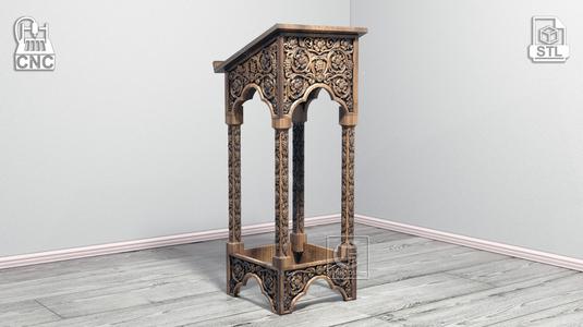 Analogion / Lectern V3 - Digital files for CNC Router in STL format