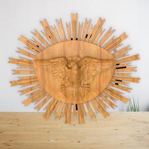 Eagle - 3D STL File For CNC Wood Carving, Cnc Router Files, Cnc relief files, 3d printer files