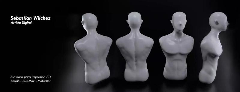 male human body statue