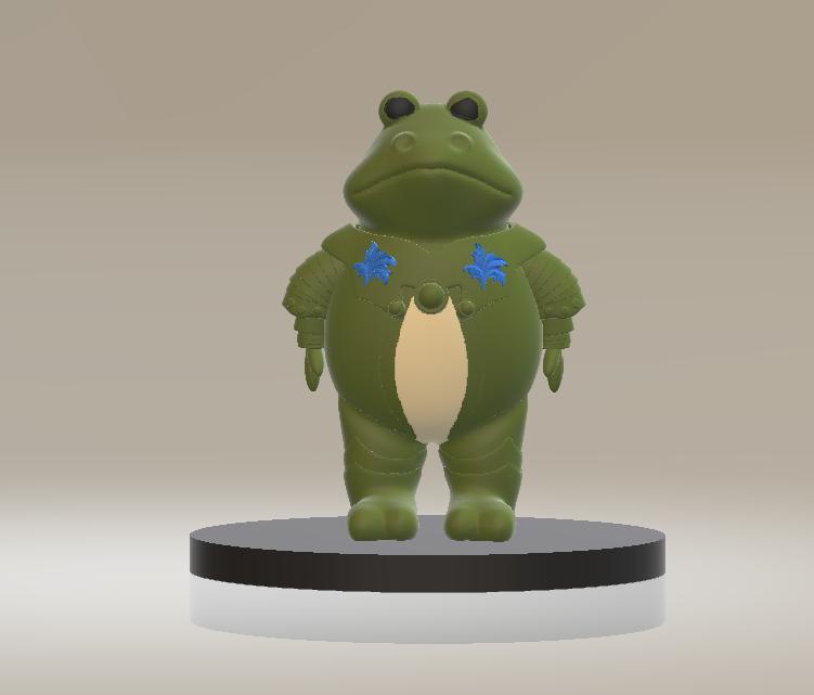FROG SOLDIER TOY 3D PRINTABLE MODEL
