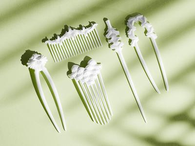 Resin Hair 3d Stl Print File, 3d Stl Print Hair Pin, Fantasy Hair Pin Models, STL Digital File, Hair Rolling Pin, One Piece Hair Stick