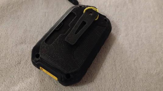 FNIRSI GC-01 geiger counter casing back