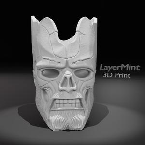 Demon King Bust Pen Holder – 3D Printable Dark Fantasy Gothic Organizer STL