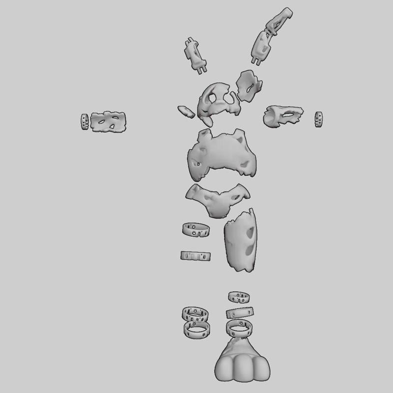 BURNTRAP WILLIAM AFTON FILES FOR COSPLAY OR ANIMATRONIC