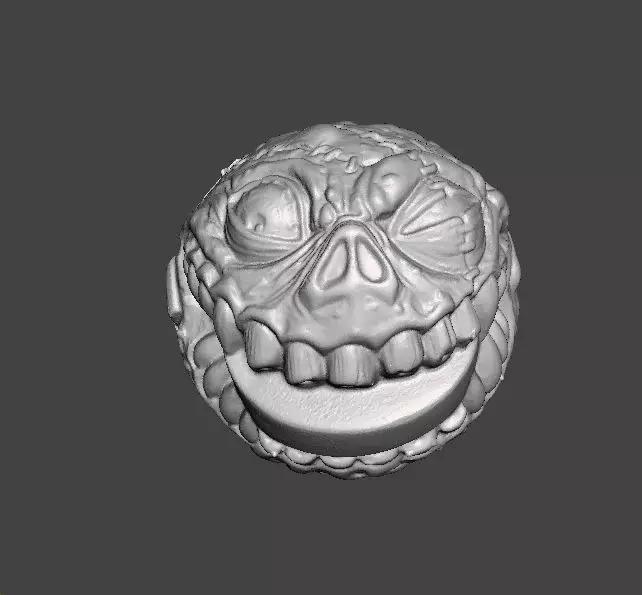 MADBALLS PUCK EATER FIGURE MONSTER PLASTIC 80s TOY KIDS PVC