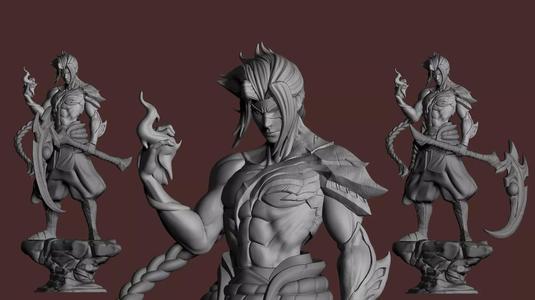Kayn League of Legends 3d print