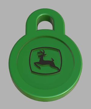 John Deere Small Keychain
