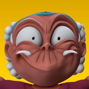 Master Happosai - Ranma 1/2 FanArt Sculpt