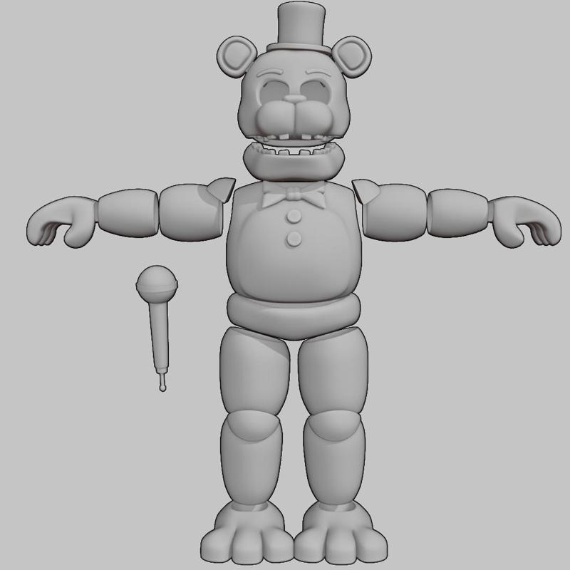 FNAF / FIVE NIGHTS AT FREDDY'S FREDDY UNWITHERED COSPLAY