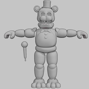 FNAF / FIVE NIGHTS AT FREDDY'S FREDDY UNWITHERED COSPLAY