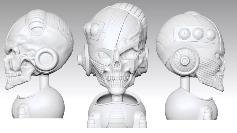 CRANEO FREEZER - FRIEZA SKULL METAL