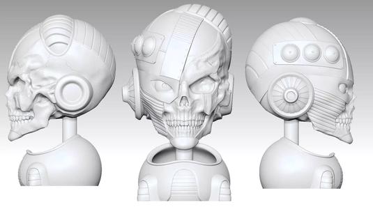 CRANEO FREEZER - FRIEZA SKULL METAL
