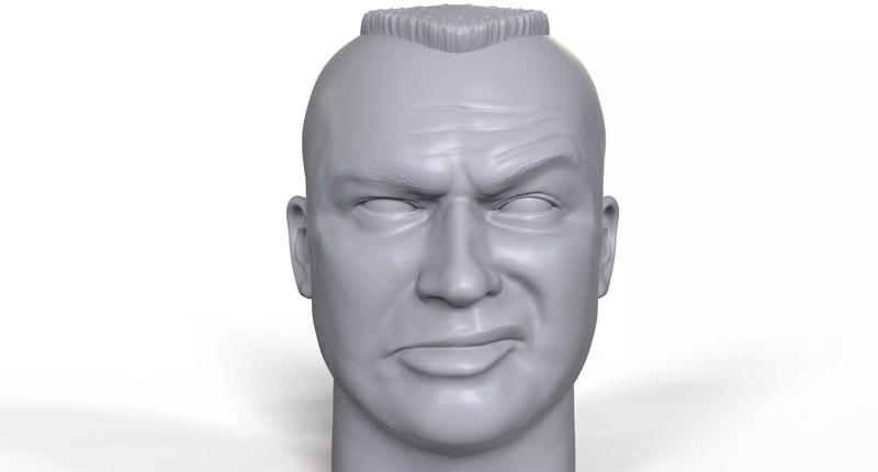Vigvid Korka 3D printable portrait sculpt