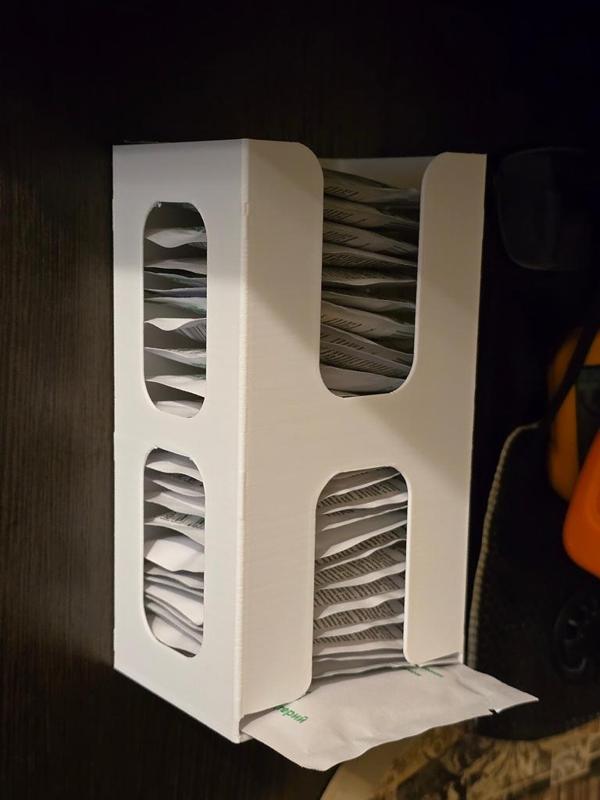 Individual wet wipes holder dispenser