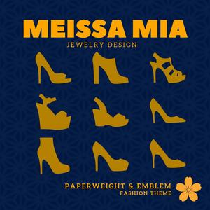 Desk Runway – 3D Print File for High Heels Paperweight & Emblem - Home Decor, Artwork Wall Art - High Heels Icon - Heels Desk Accessories - Girl's Fashion - Princess Fashion Statement