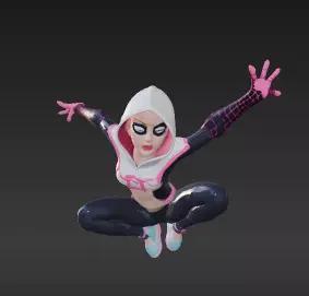 79 - Gwen the Ghostly Spider - Anime Style Action Heroi