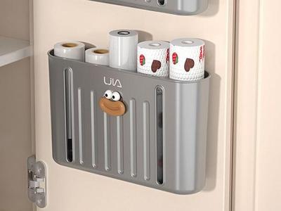 Compact Multi-Use Case garbage bag dispenser box wall-mounted kitchen garbage bag storage box storage box