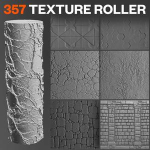 Texture Rollers Mega Pack (357 Texture Roller STL)