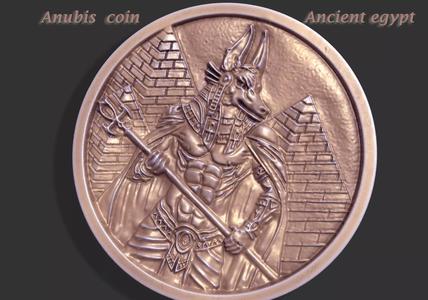 ANUBIS COIN ANCIENT EGYPT M03