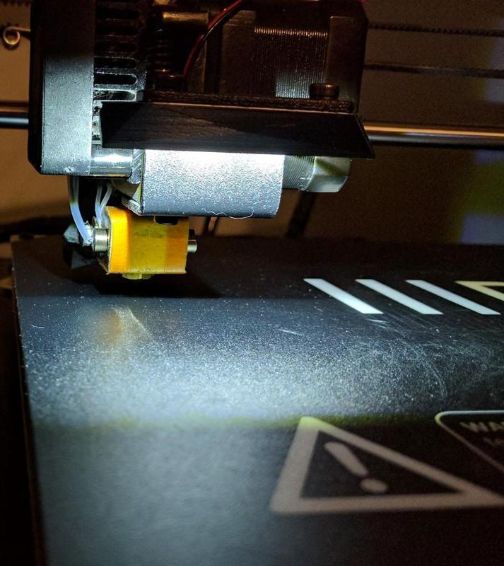 Wanhao i3 V2.1 LED Bar Light Strip Mount Mk2