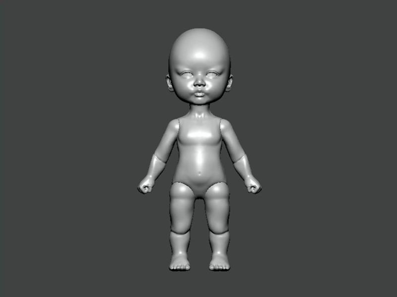 3D Model-ANATOMY0033 baby