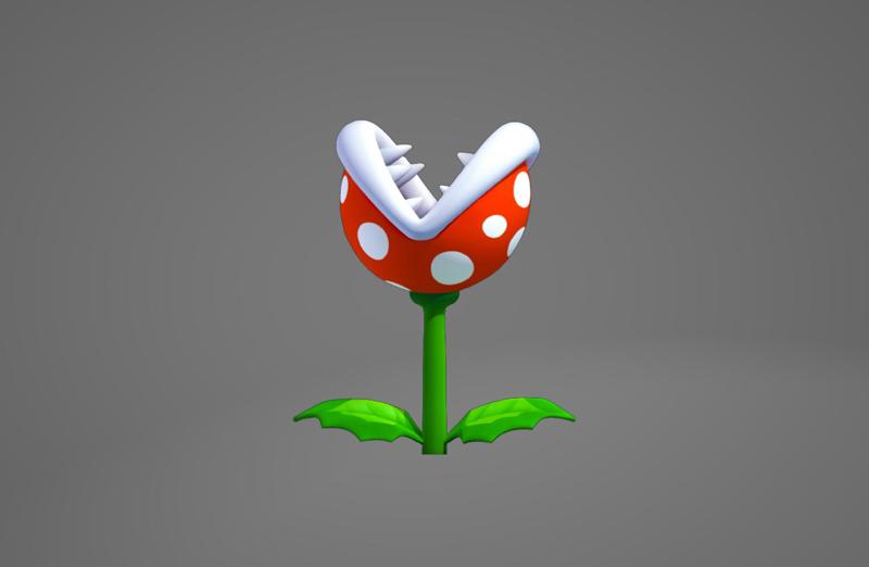 MARIO BROS PIRANHA PLANT CLOSE