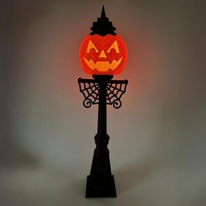 Build-a-Light Halloween Add-On Bundle – Jack-o-Lantern Pumpkin and Spider Web Topper