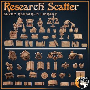 Research Scatter - Elven Library