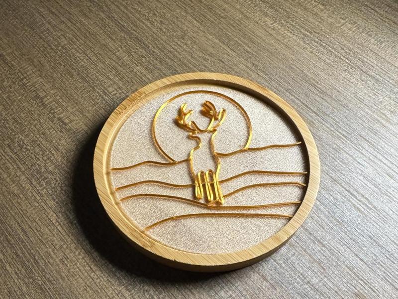 Cloisonné Enamel Coaster - Deer