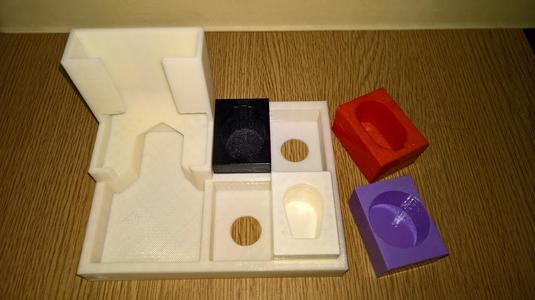 Vape desk tidy v2 (design your own insert mod holders)