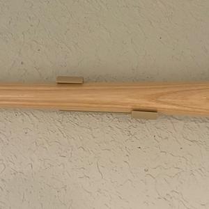 Horizontal Wall Mount for Baseball Bat