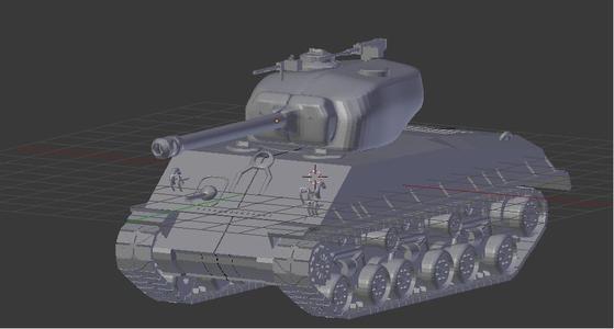 M4A3E8 Sherman Tank