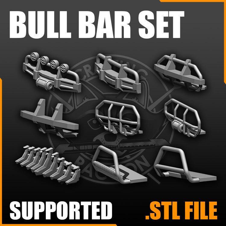 BULL BARS SET - for hotwheels and other cars