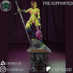LaeZel NSFW - Champion of Vlaakith - Baldurs Gate 3 Mini Collection 3D print model