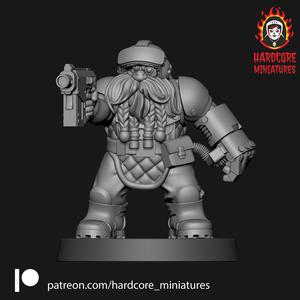 Space Dwarf Sergeant