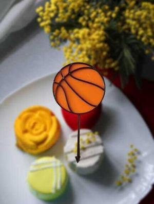Basketball Cupcake Topper