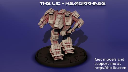 The LIC - Hemorrhage 70 ton Heavy mech.