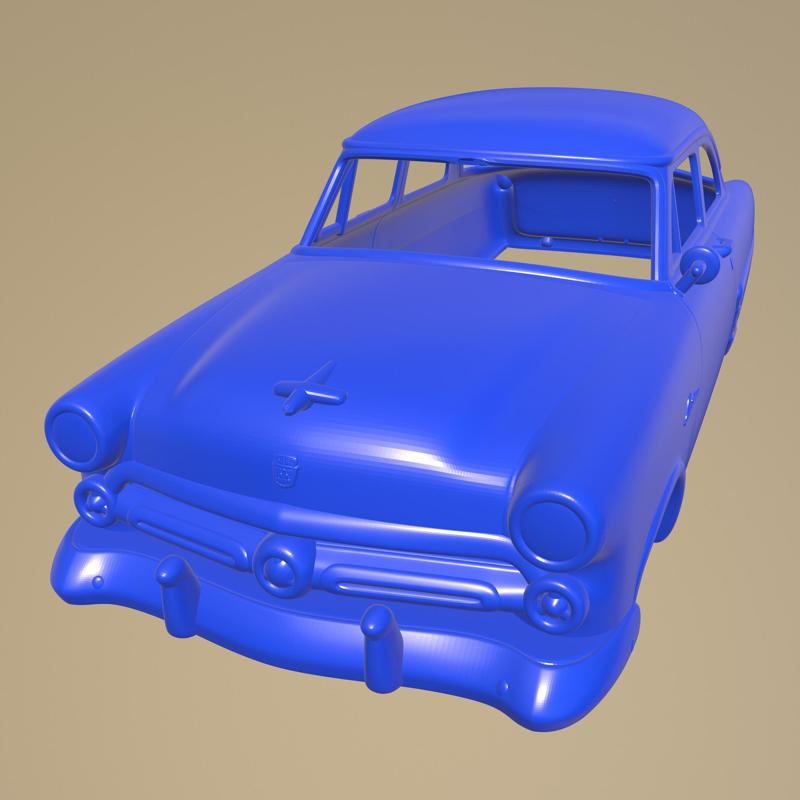 Ford Mainline Tudor Sedan 1952 printable car body