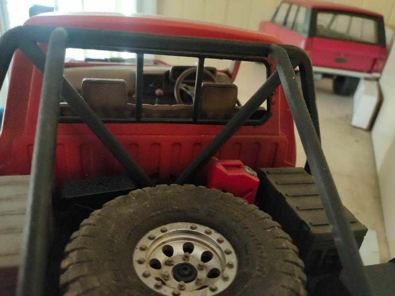 1:10 pickup truck rear cab wall detail panel