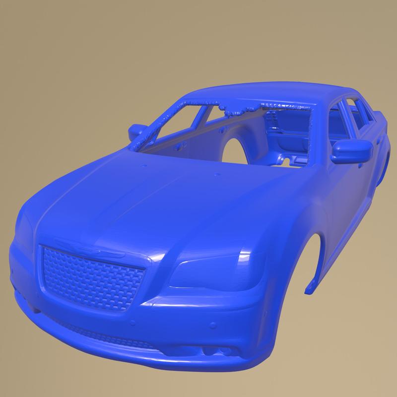 Chrysler 300 SRT8 2012 Printable Car Body